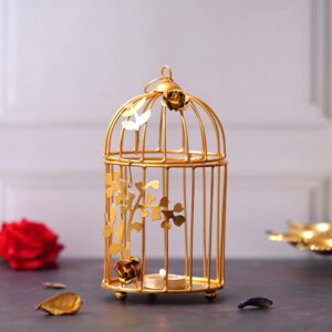 Vintage Birdcage Tealight Candle Holder