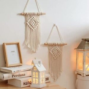 Bohemian Macrame Wall Hanging (set of 2)