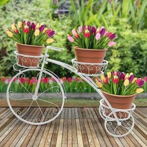 Vintage Bicycle Metal Plant Stand