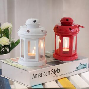 Classic Star Lantern Candle Holder (Set of 2)