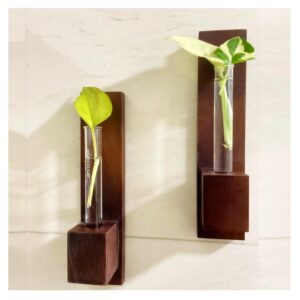 Wall Test Tube Planter Double Sided Tape Included (Set of 2)